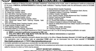 Goverment of punjab job vacancies